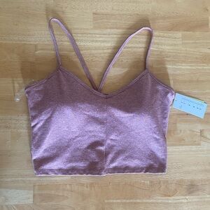 NWT All In Motion Pink Light Support Sports Bra Size L